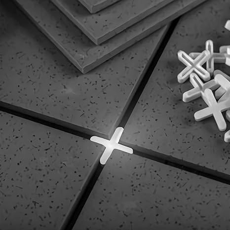 Robustt Tile Spacers Set – 100 Pieces (2 mm) | Reusable Tile Leveling for Clean Grout Lines