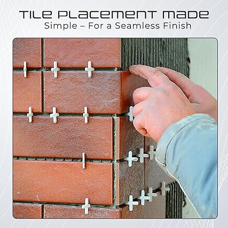Robustt Tile Spacers Set – 100 Pieces (2 mm) | Reusable Tile Leveling for Clean Grout Lines - Image 2