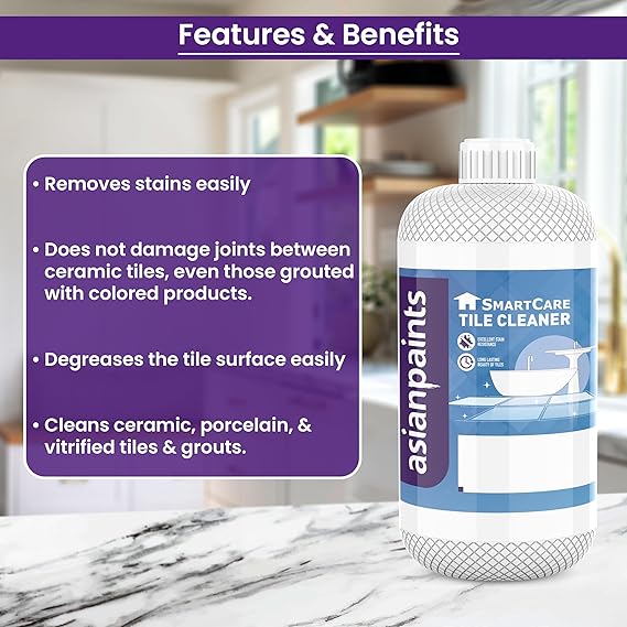 Asian Paints SmartCare Tile Cleaner – 1 Litre | Ceramic & Tile Cleaning Solution - Image 2