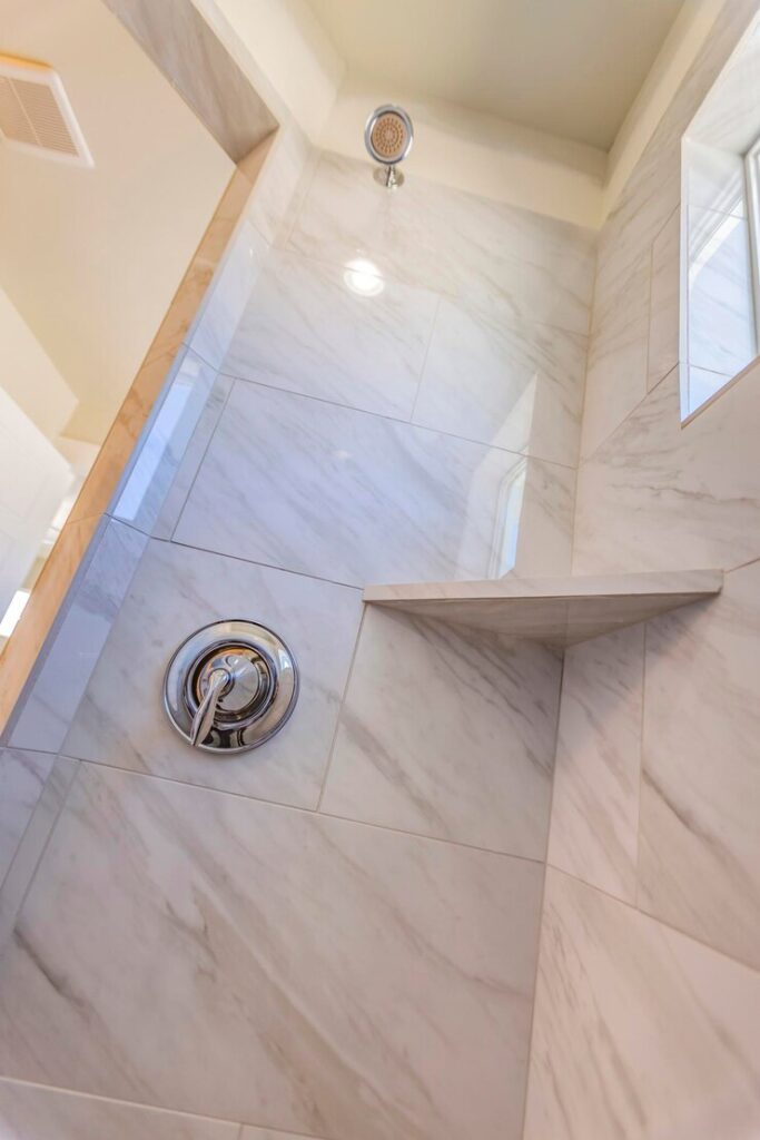 Modern bathroom tiles